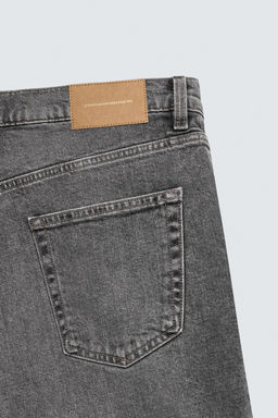 BERMUDA DENIM REGULAR FIT / Gris