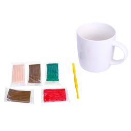 Набор для декора кружки полимерной глиной Зайка с подарком - Школа талантов фото 5