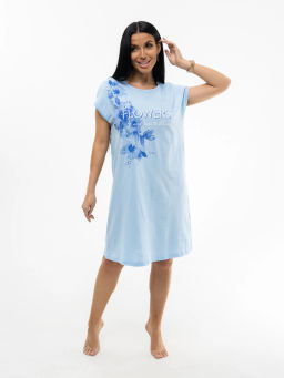 Ночная сорочка женская, цвет голубой