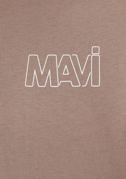 Mavi Logo Bask?l? Bej Tisort  фото 6