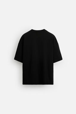 TEXTURED PRINT T-SHIRT - Zara фото 8