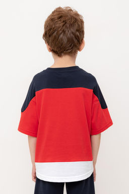 Crockid _ КР 302711/красный к550 фуфайка (футболка) для мал  фото 4