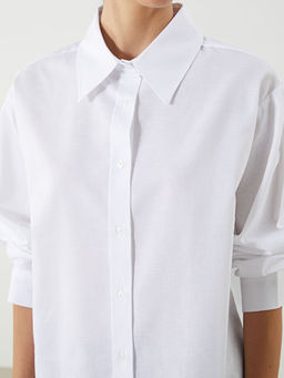 Oversize Poplin Kad?n G?mlek Tunik