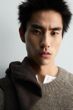 RELAXED FIT TEXTURED JUMPER - Zara фото 5