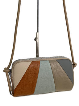 Женская сумка из натуральной кожи, цвет мультицвет
