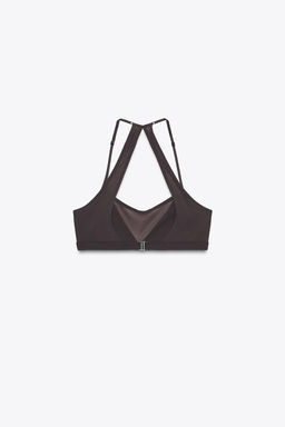 SEAMLESS COMBINED TULLE TOP - Zara фото 7