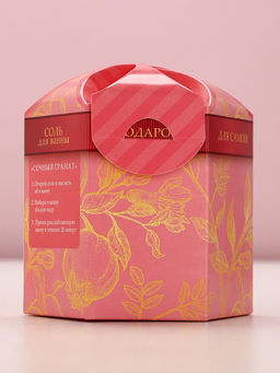 Соль для ванны 8 Марта, 300 г, аромат сочного граната, Чистое счастье фото 5