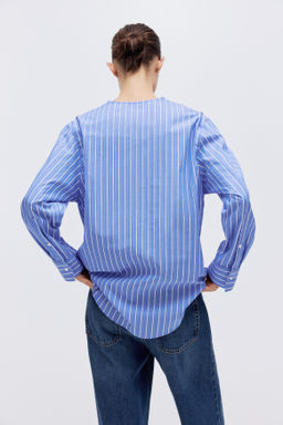 Camisa oversize de algod?n - H&m фото 6