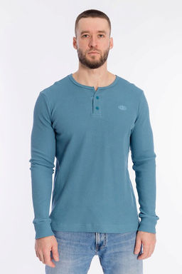 Лонгслив М123062ВШа Индиго