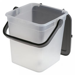 Контейнер для стирального порошка пластмассовый "Smart" 6,5л, 23,5х22х23см (Россия)