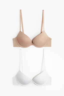 Pack de 2 sujetadores super push-up de microfibra - H&m фото 4