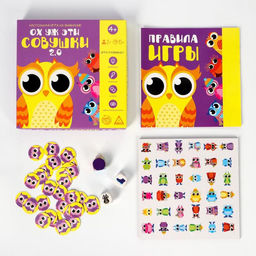 Настольная игра на внимание Ох уж эти совушки. 2.0 новая версия, 4+ - Лас играс фото 2