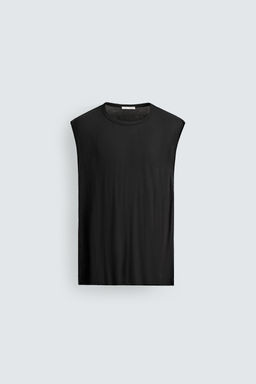 CAMISA TANK RELAXED FIT 100% BAMB? / Negro - Zara фото 7