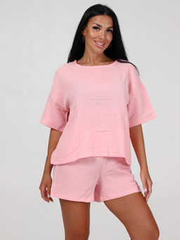 575 ПИЖАМА (шорты) (Розовый) - А-дина фото 2