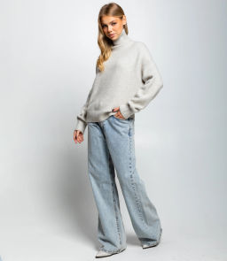 Свитер #КТ2587 (1), светло-серый - Dommod фото 4