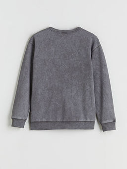 Bisiklet Yaka Erkek ?ocuk Sweatshirt