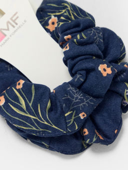 Резинки для волос мультипак (2 шт.) темно-синие с полевыми цветами - Mark formelle фото 2