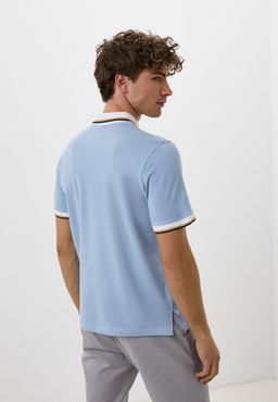 Футболка поло мужское 3094 голубой