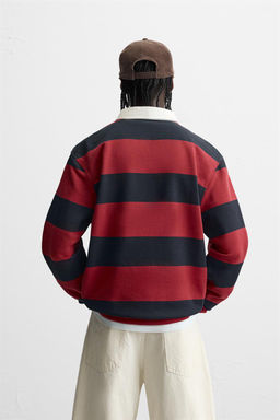 CONTRAST COLLAR POLO SHIRT - Zara фото 44