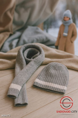 Шапка в комплект 2в1, внутри флис - Bruno фото 7