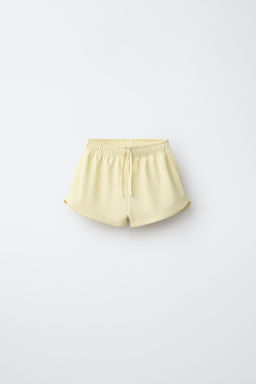 CONJUNTO CAMISETA Y BERMUDA INTERLOCK / Amarillo - Zara фото 6