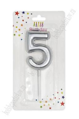 Свечи праздничные "5" (SF-7831) №82