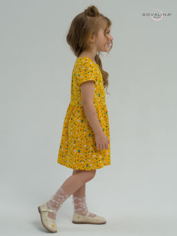 Платье Лето цветы на горчице - Sovalina фото 22