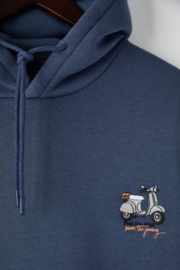 TRENDYOL MAN Haki Oversize/Genis Kesim Nak?sl? Ici Polarl? Kapusonlu Sweatshirt TMNAW25SW00016 - Trendyolmilla фото 38