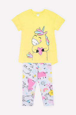 К 2748/бледный лимон+св.серый меланж к1268, комплект