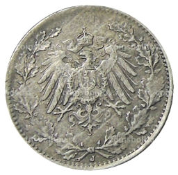 1/2 марки 1918 года J Германия