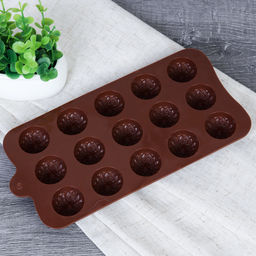 Форма силикон. для льда и конфет 15 ячеек 21*10,3*1,4/1,3см арт HL-152,153 (725976, 725977)