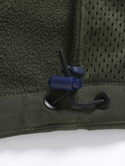 Ветровка мужская софтшелл виндстоппер с капюшоном спортивная цвета хаки 9615_1Kh