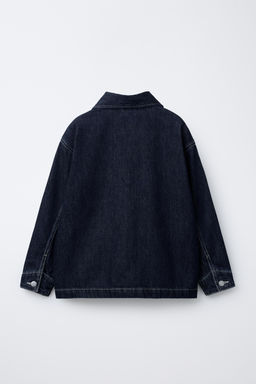 DENIM JACKET WITH LABEL