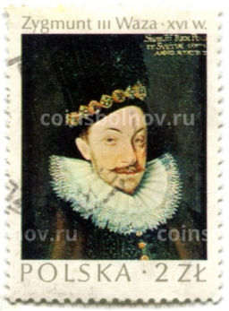 Марка Зигмунд III Ваза XVI век 1974 год Польша
