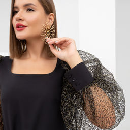 Блуза Драгоценная Моя (голд) - Charutti фото 3