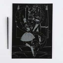 Гравюра для девочки «Царевны. Дарья и Алёнка», 18 × 24 см