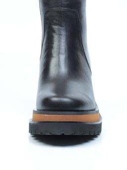 DMD-M7071 BLACK Полусапоги зимние женские (натуральная кожа, натуральный мех) - No name фото 10