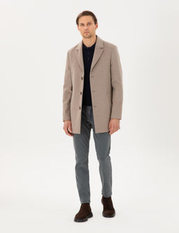 Bej Ex. Slim Fit Ka_e Kaban - Pierre cardin фото 4