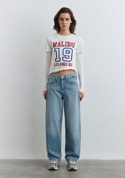 Lisa All Blue Z?mparal? Orta Mavi Jean Pantolon