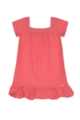K_z _ocuk Pembe Dokuma Elbise Sepette S_rpriz _ndirim