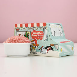 Соль для ванны «Замурчательного года!», 400 г, аромат сладкой клубники, Чистое счастье