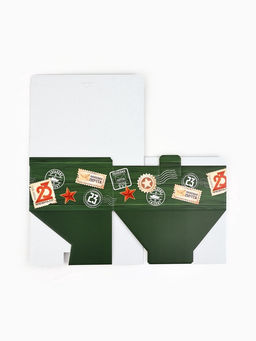 Подарочная коробка, упаковка, С 23 февраля!, 26?19?10 см