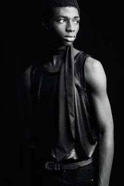 Camiseta de deporte satinada sin mangas Loose Fit - H&m фото 4