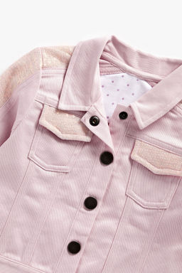 Mothercare / Хлопковая легкая куртка с пайетками  фото 3