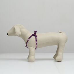 Шлейка Цветы, 27-42 х 1 см, фиолетовая - Пижон фото 3