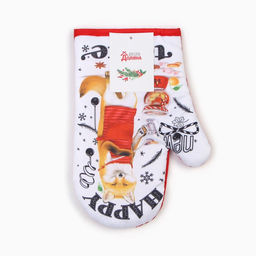 Цена за 2 шт. Варежка-прихватка Happy new taste, 20?27 см,100% п/э