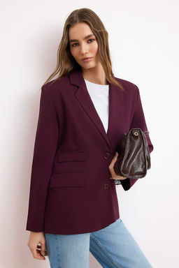 Trendyolmilla Wardrope Essentials  Murdum Cep Detayl? Blazer Ceket | TWOSS26BC00011  фото 4