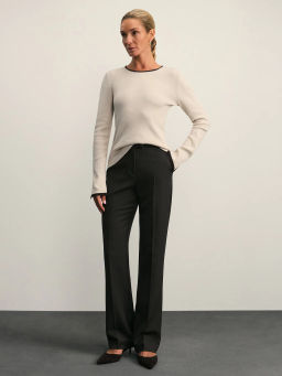 Джемпер с контрастными окантовками / Zarina  фото 2