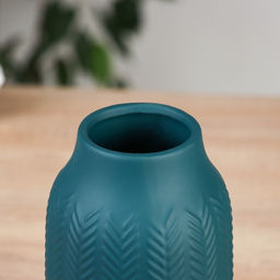 Ваза для цветов «Гедеон», d=6 см, 20.5×9.5 см, керамика, зелёная