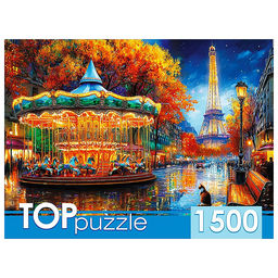 Пазлы 1500 TOPpuzzle "Огни Парижа"